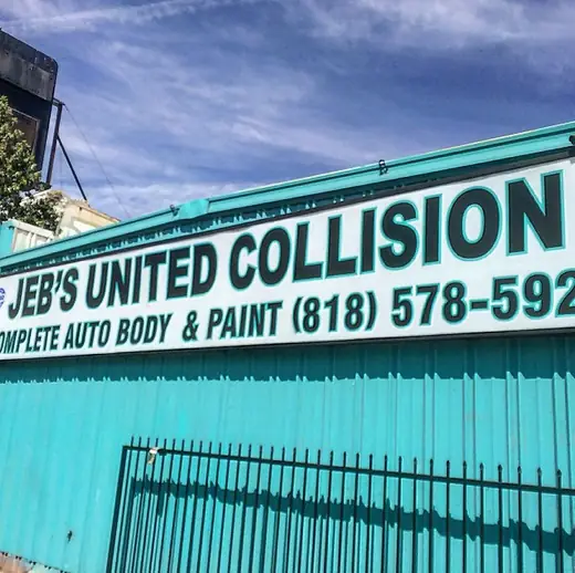 Collision center fascia sign
