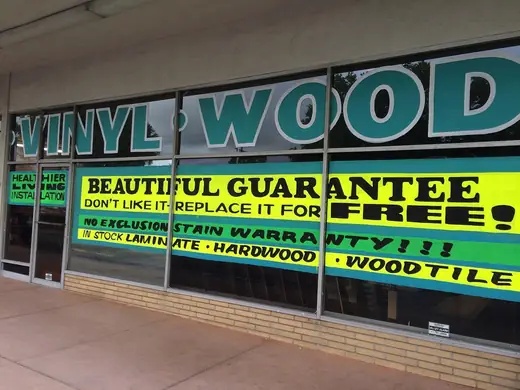 Vinyl window graphics