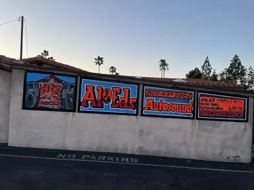 Car audio shop signage