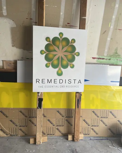 Storefront sign panel